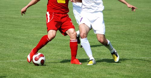 MCL and meniscus tears can be seen in soccer injuries.